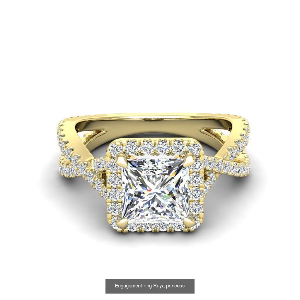 165 ENGAGEMENT RINGS  3D Model Collection_178