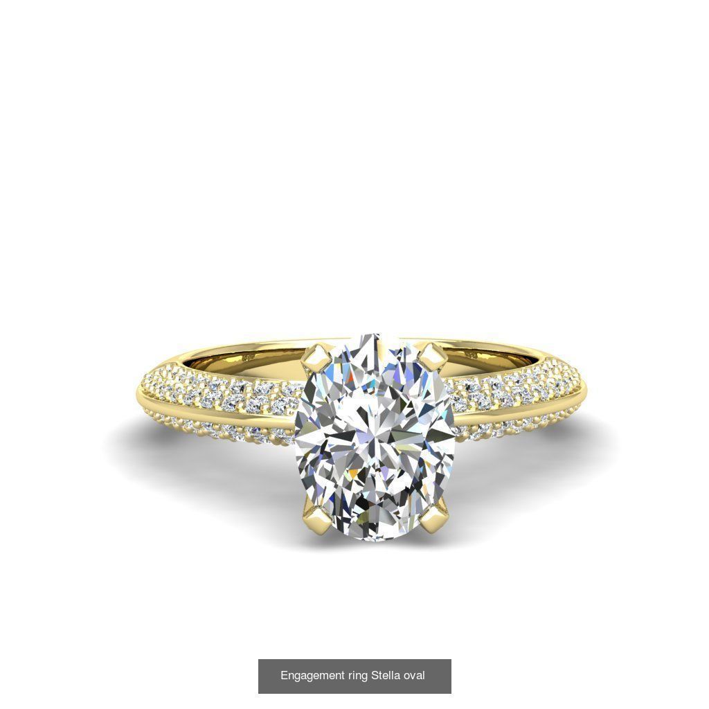 165 ENGAGEMENT RINGS  3D Model Collection_64