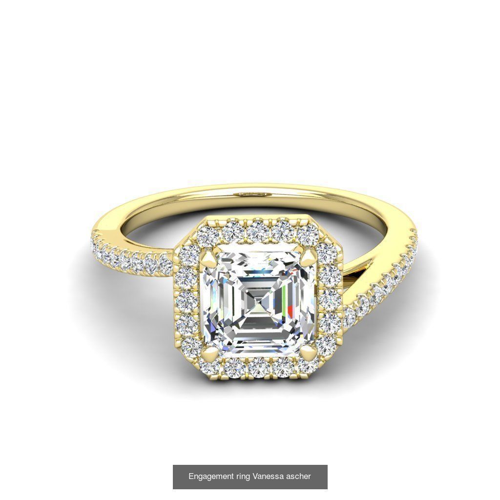 165 ENGAGEMENT RINGS  3D Model Collection_181