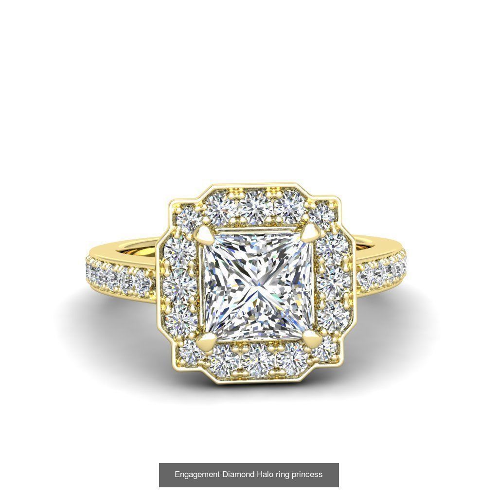 165 ENGAGEMENT RINGS  3D Model Collection_38