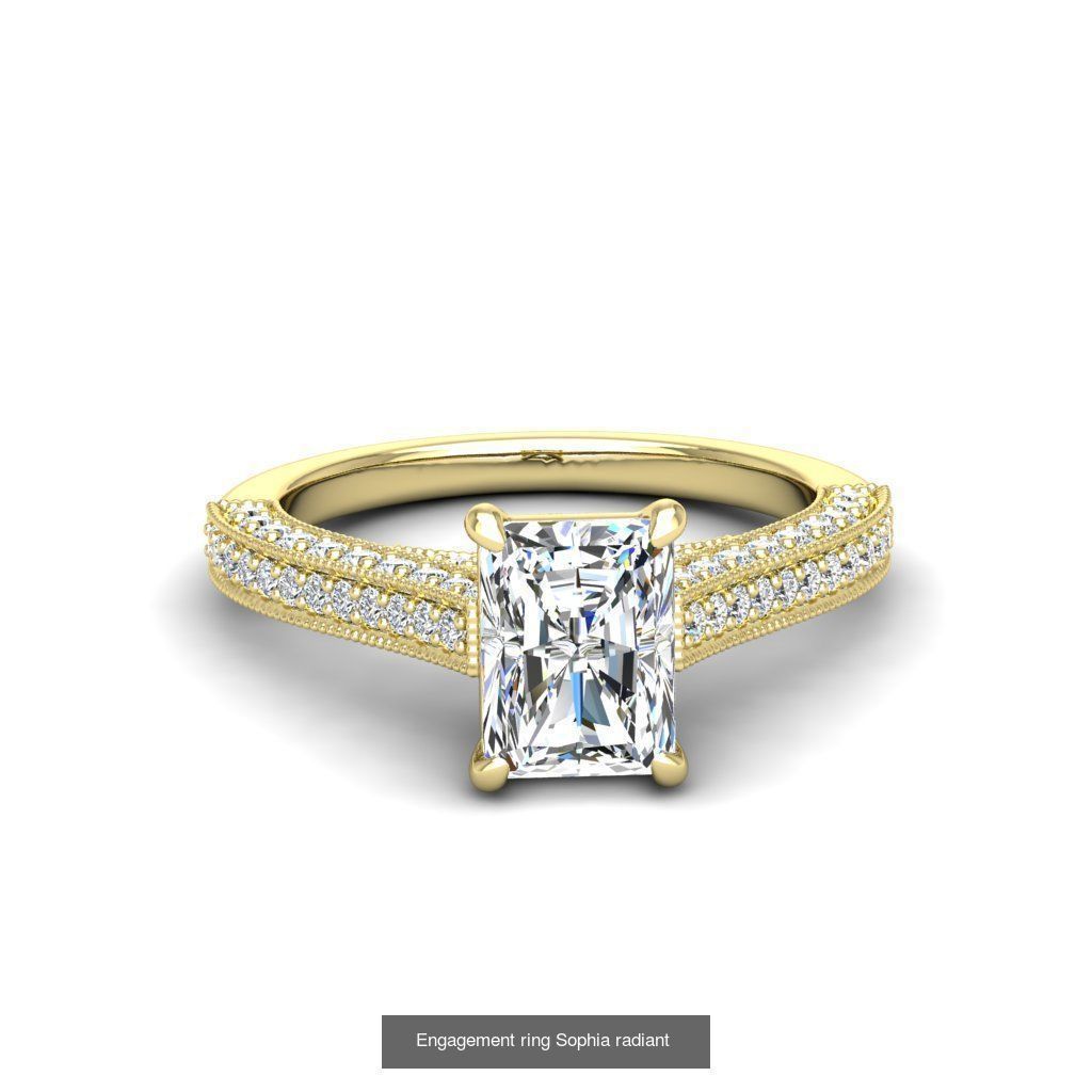 165 ENGAGEMENT RINGS  3D Model Collection_159