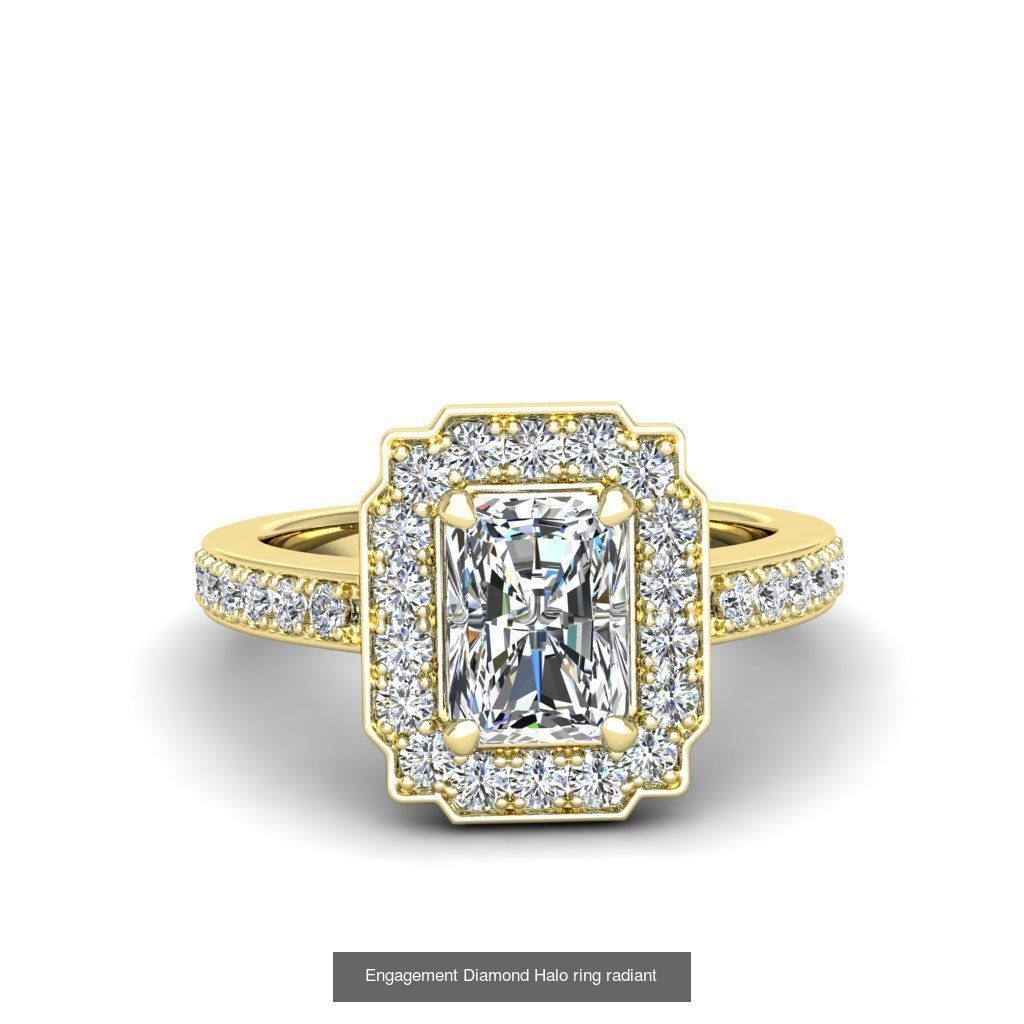 165 ENGAGEMENT RINGS  3D Model Collection_39