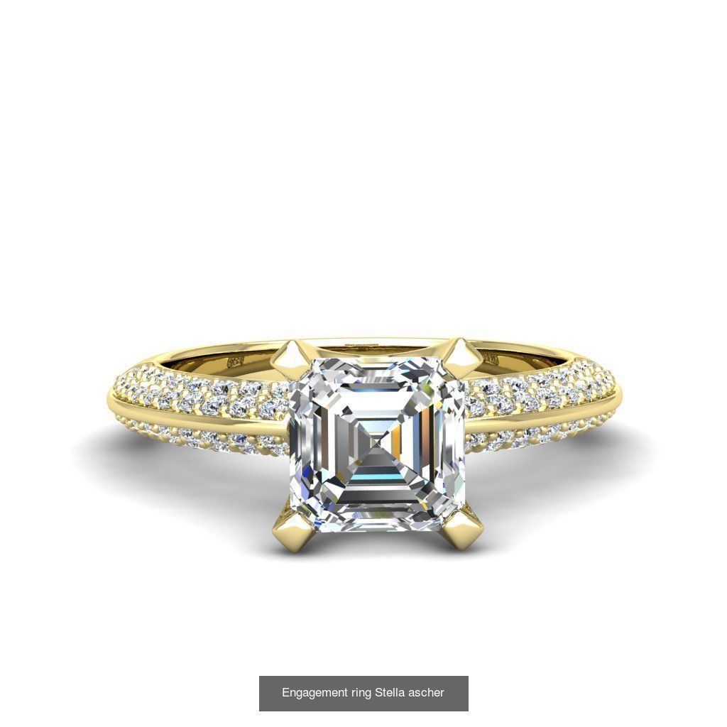 165 ENGAGEMENT RINGS  3D Model Collection_61