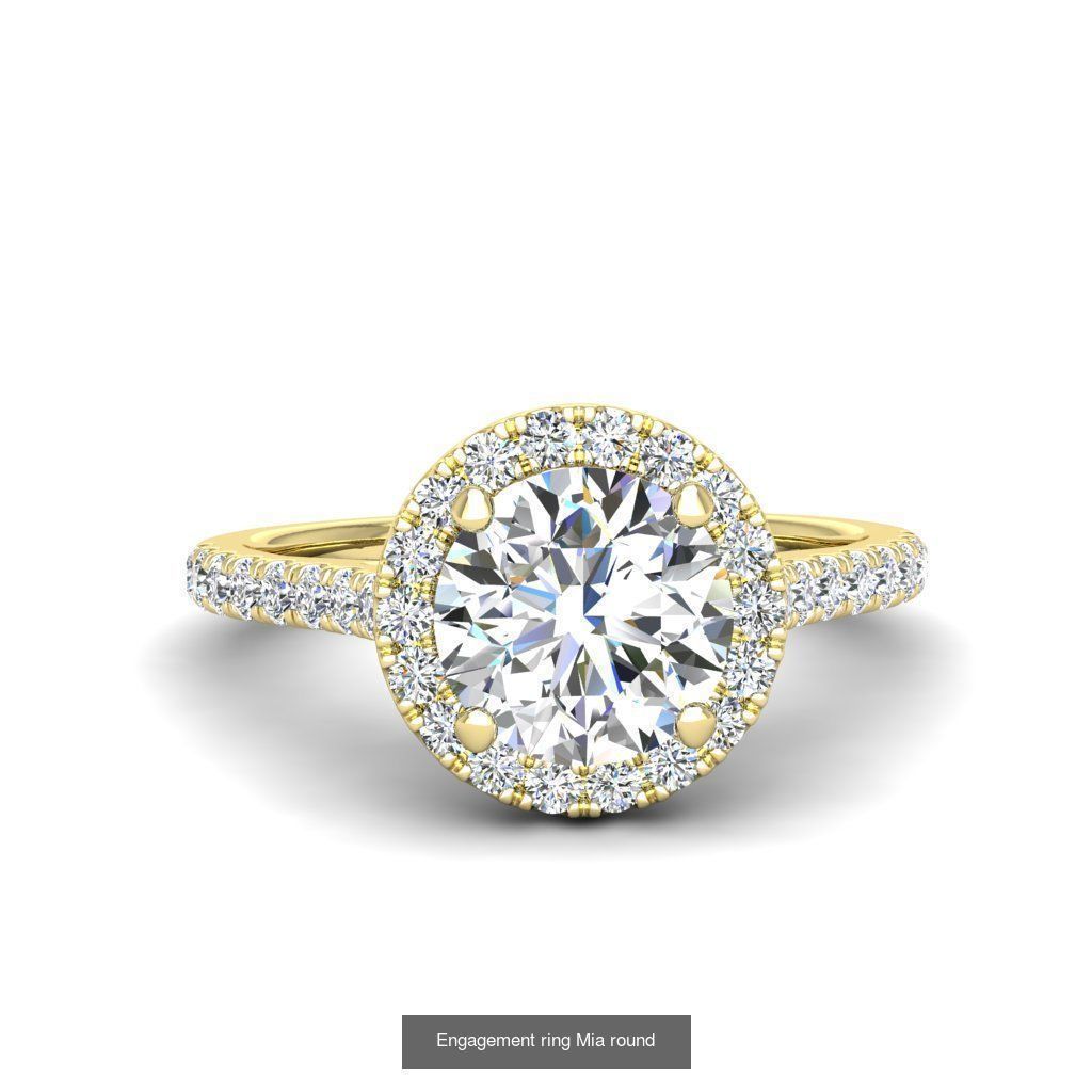 165 ENGAGEMENT RINGS  3D Model Collection_120