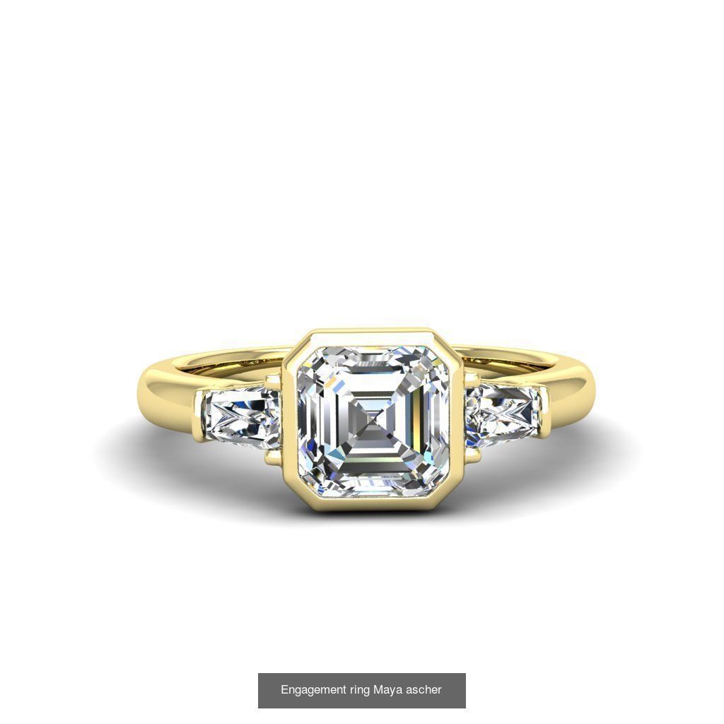 165 ENGAGEMENT RINGS  3D Model Collection_71