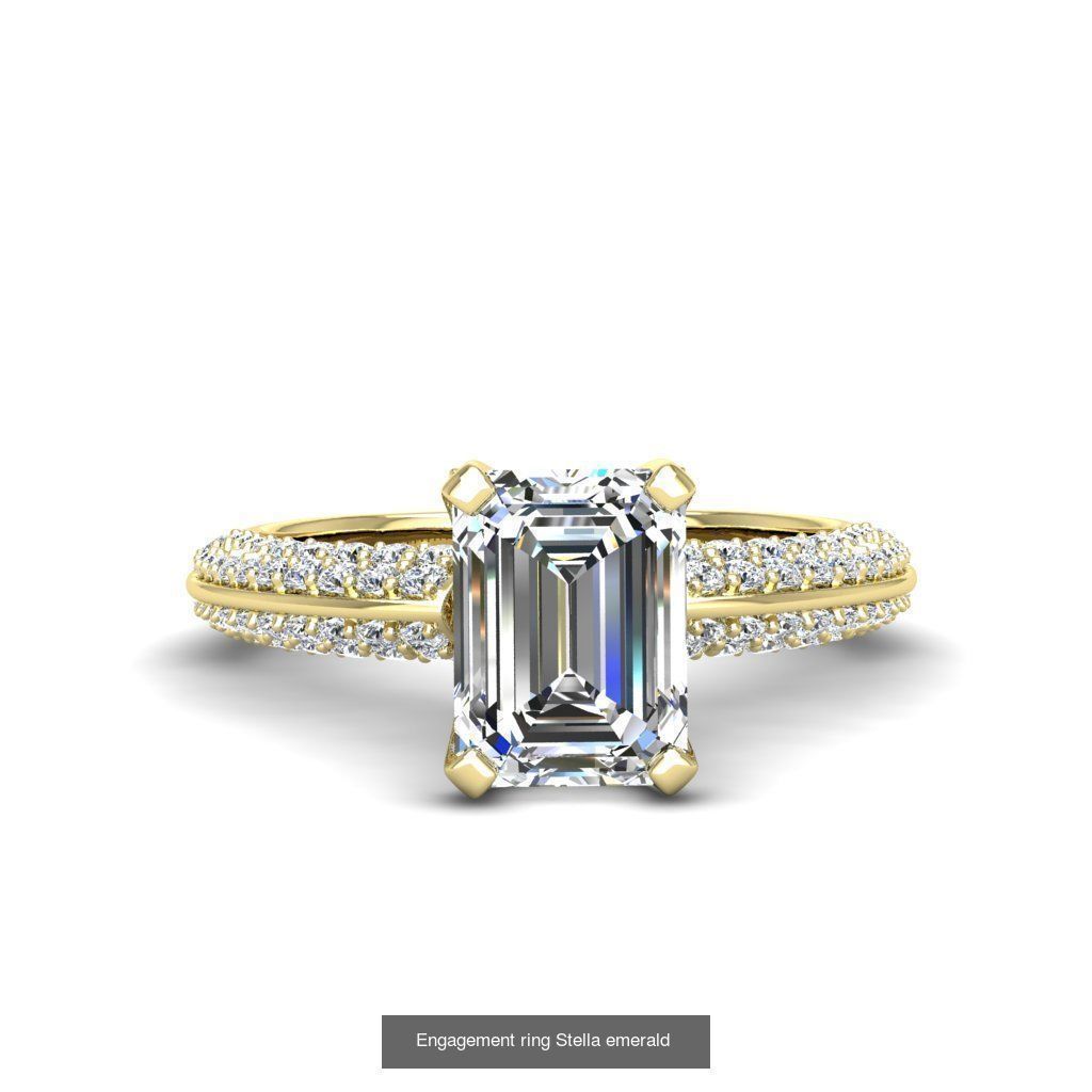 165 ENGAGEMENT RINGS  3D Model Collection_67