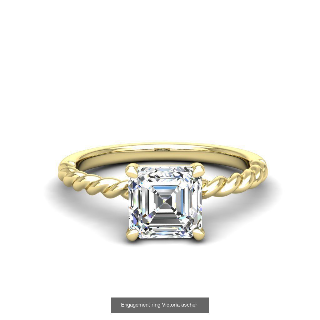 165 ENGAGEMENT RINGS  3D Model Collection_191