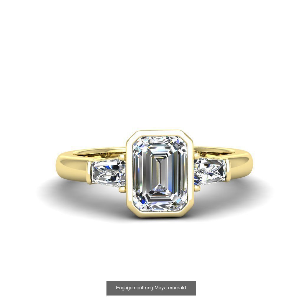 165 ENGAGEMENT RINGS  3D Model Collection_77
