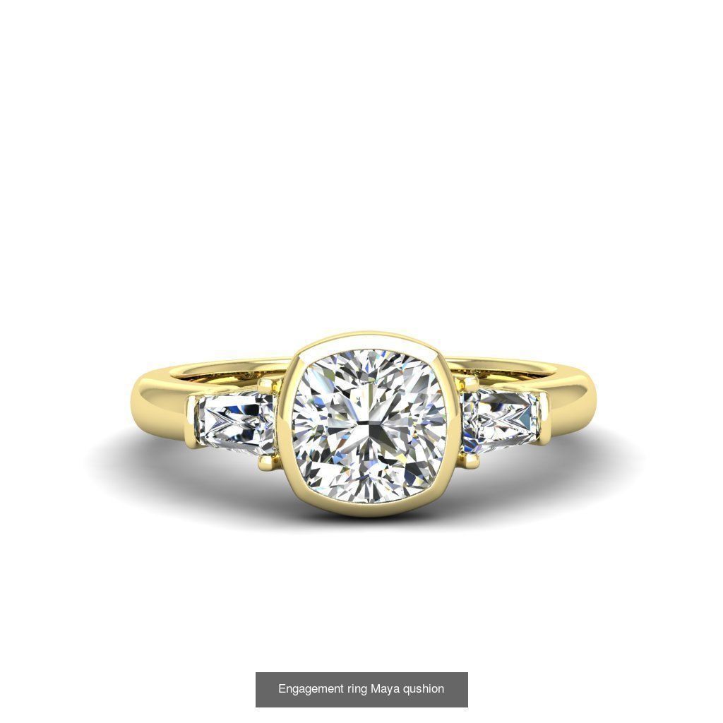 165 ENGAGEMENT RINGS  3D Model Collection_76