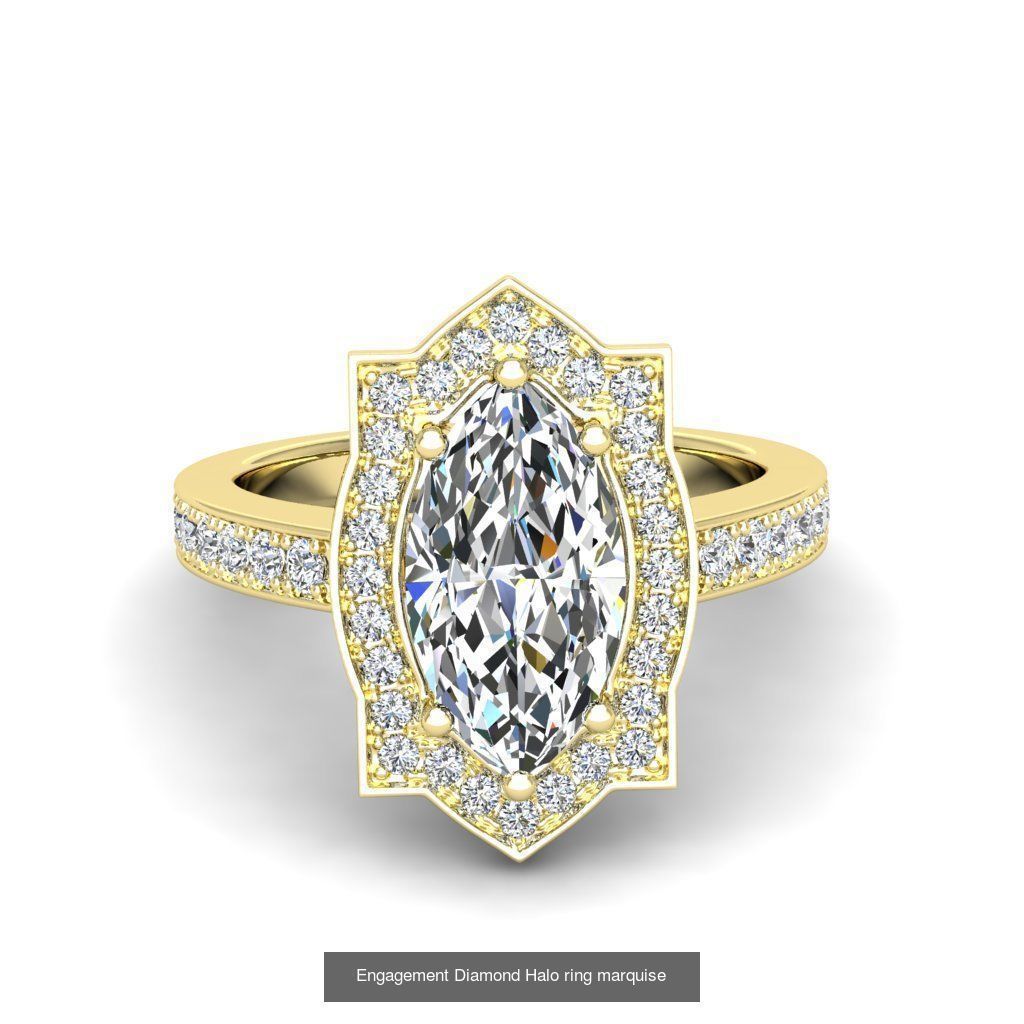 165 ENGAGEMENT RINGS  3D Model Collection_33