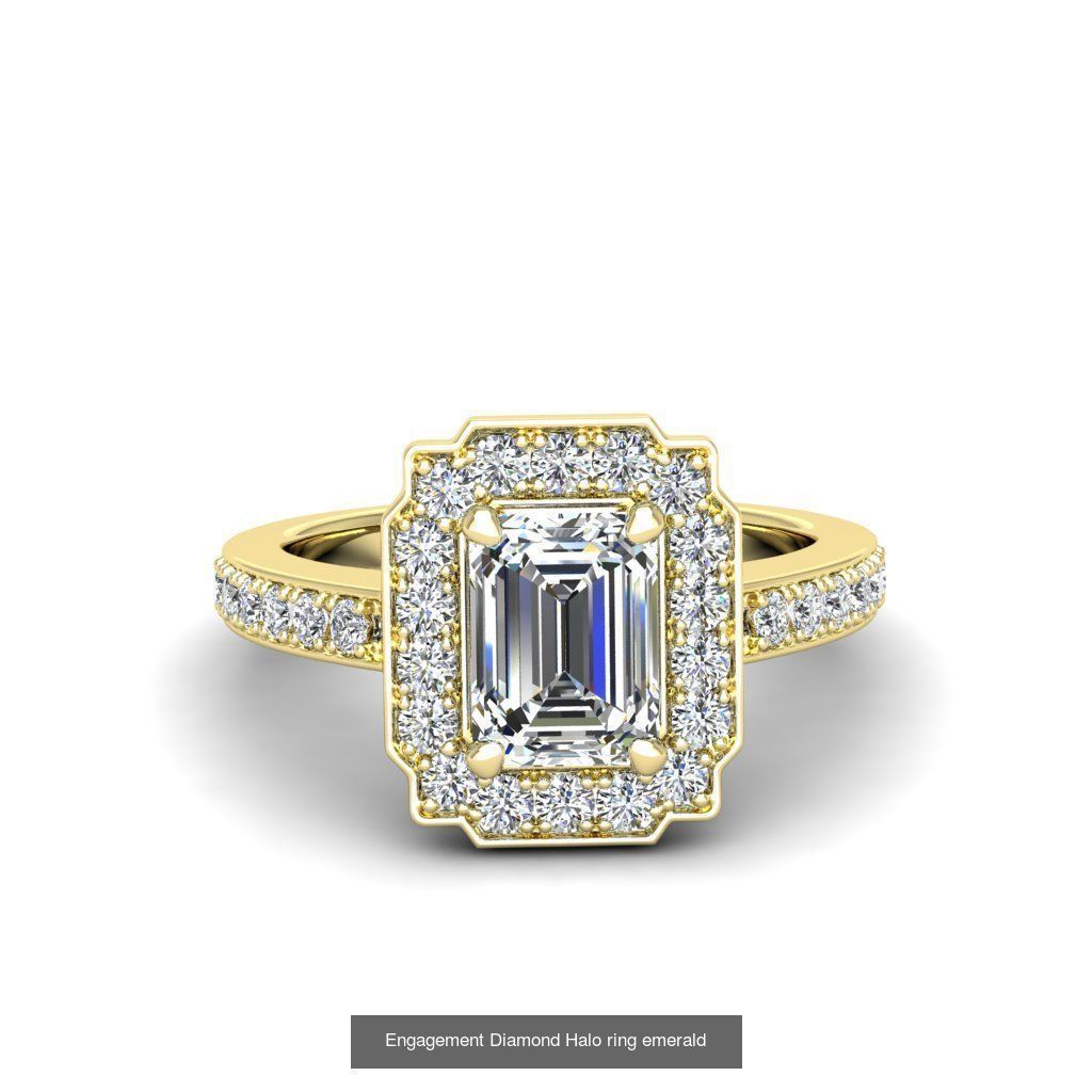 165 ENGAGEMENT RINGS  3D Model Collection_37