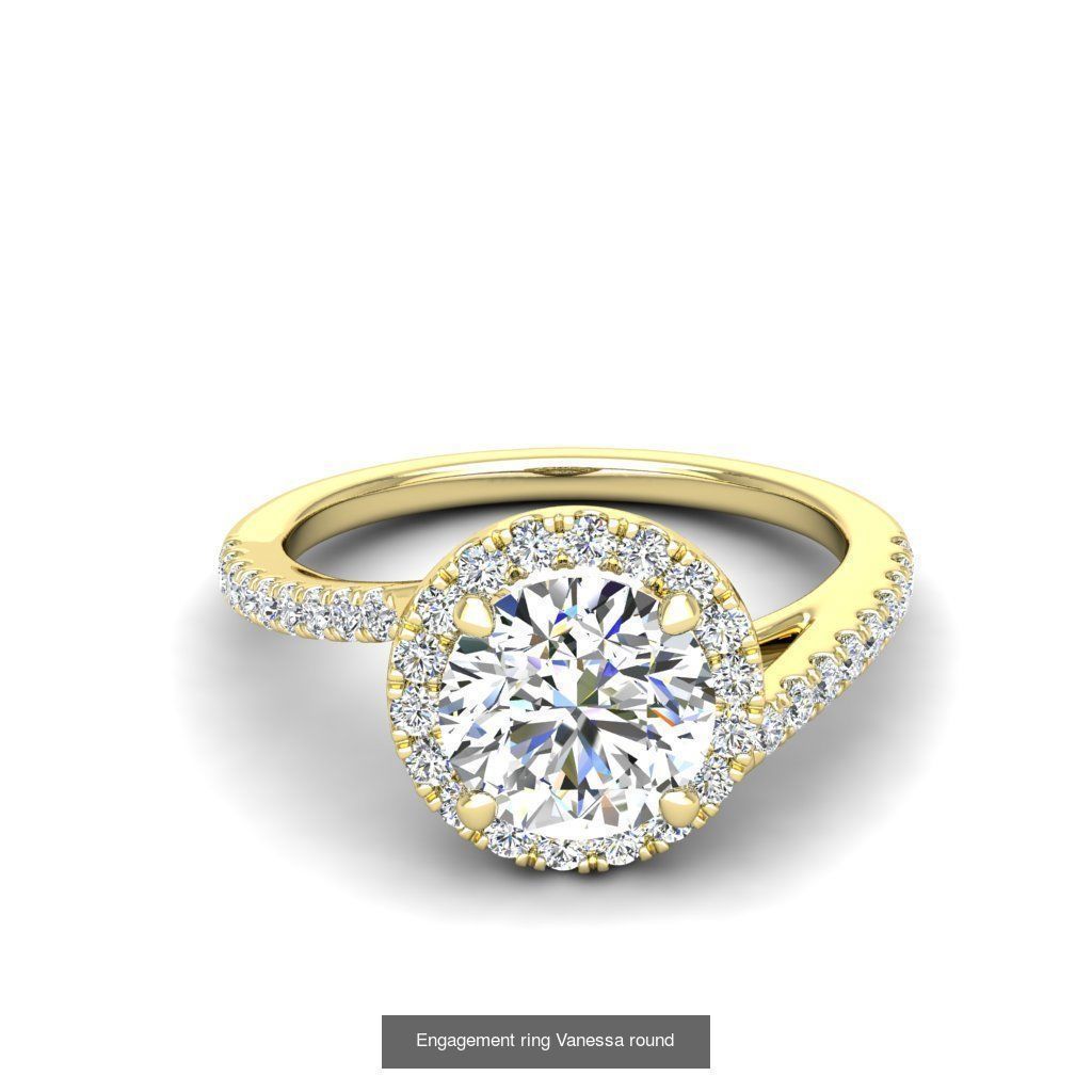 165 ENGAGEMENT RINGS  3D Model Collection_190
