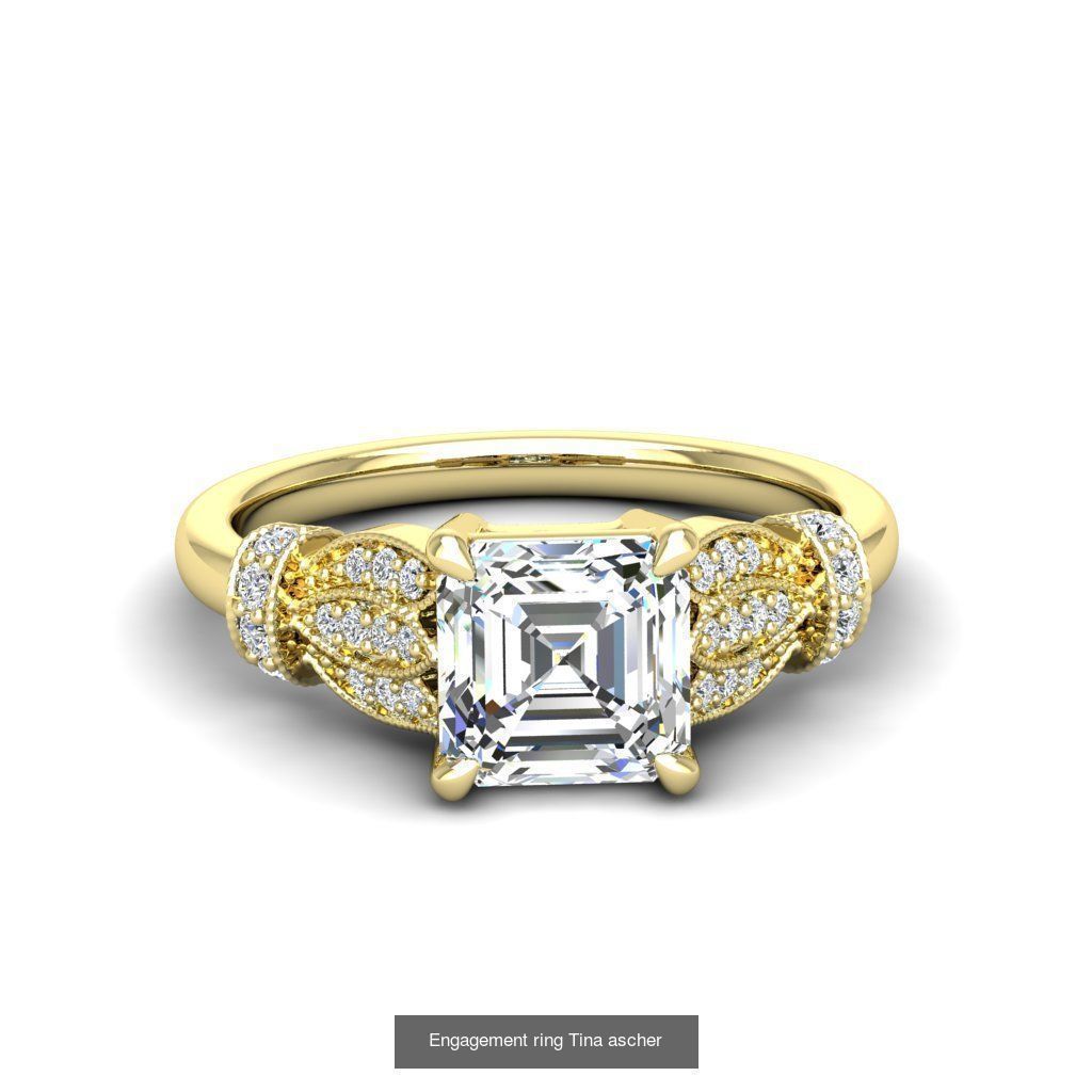 165 ENGAGEMENT RINGS  3D Model Collection_161