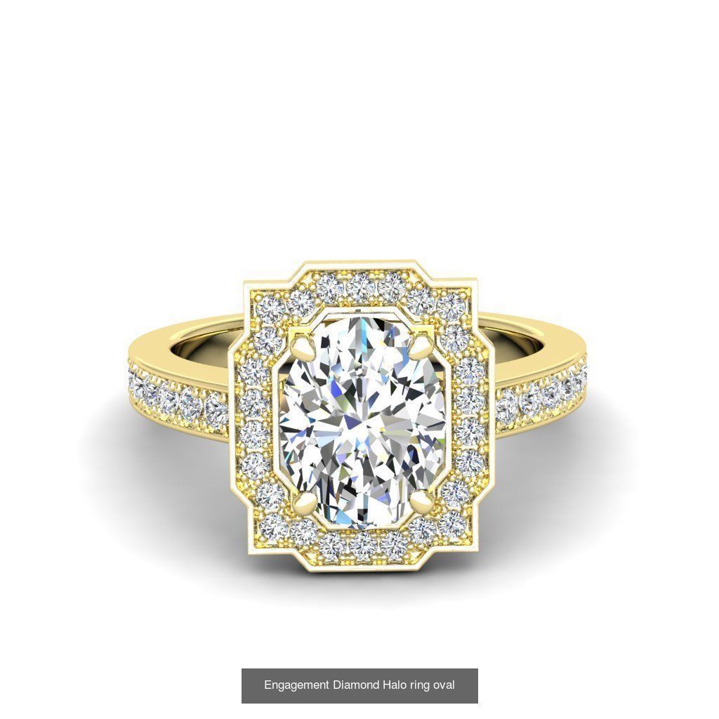 165 ENGAGEMENT RINGS  3D Model Collection_34