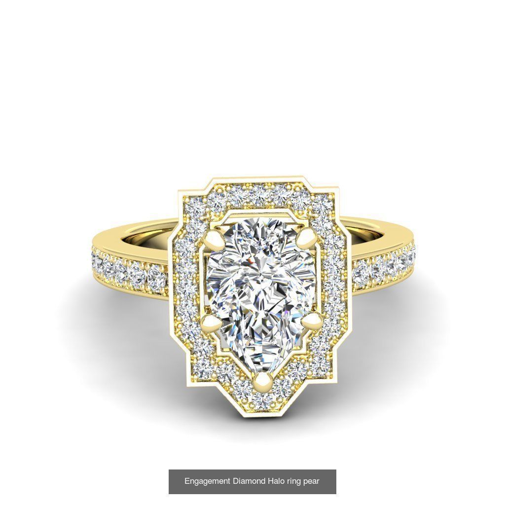 165 ENGAGEMENT RINGS  3D Model Collection_35