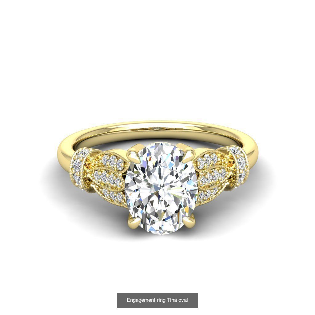 165 ENGAGEMENT RINGS  3D Model Collection_164