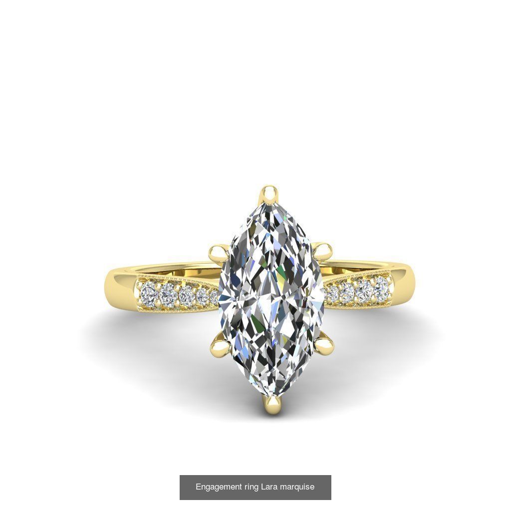 165 ENGAGEMENT RINGS  3D Model Collection_83