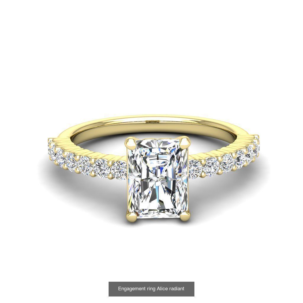 165 ENGAGEMENT RINGS  3D Model Collection_149