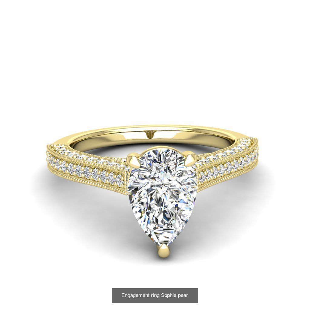 165 ENGAGEMENT RINGS  3D Model Collection_155