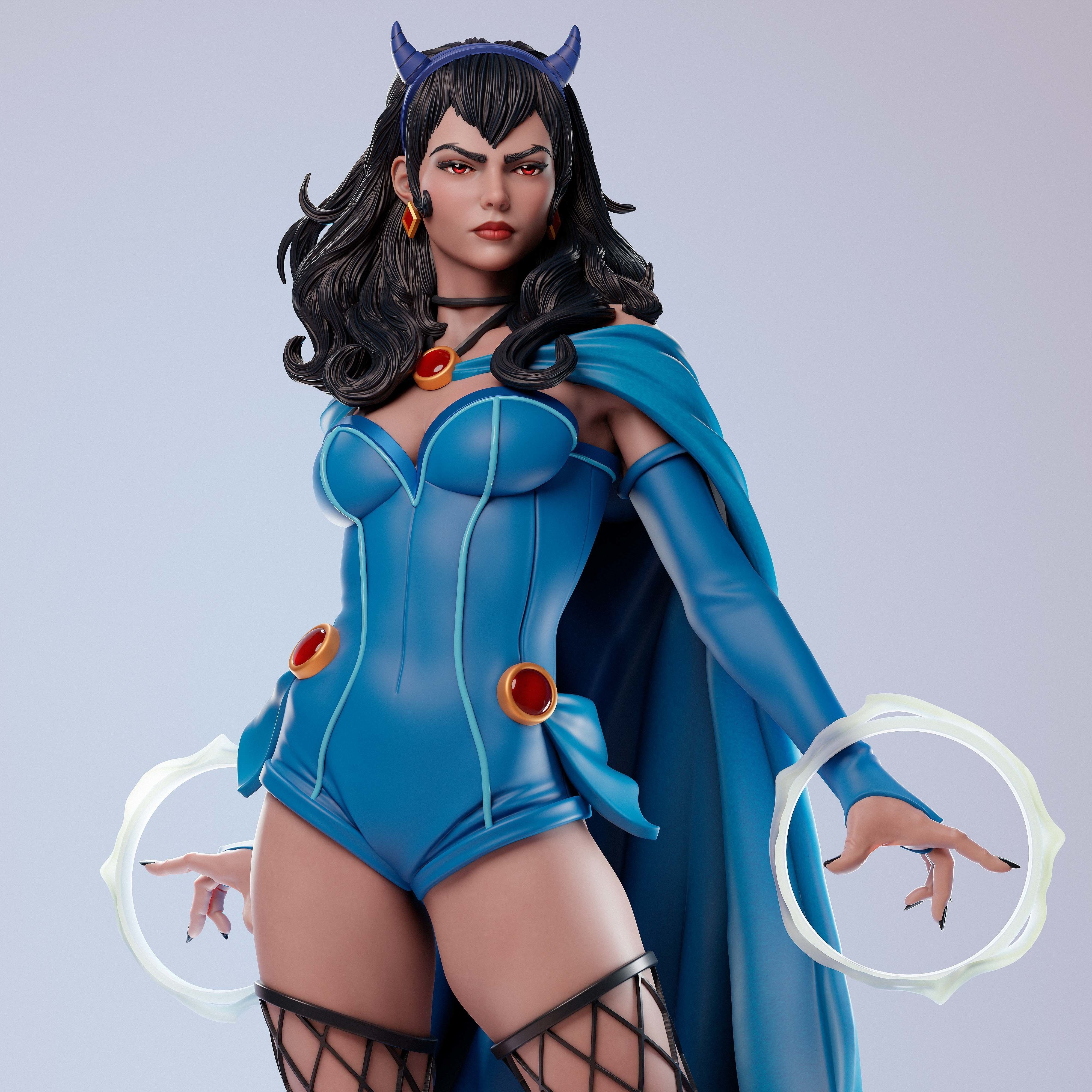Raven DC Bombshell 3D print model_6
