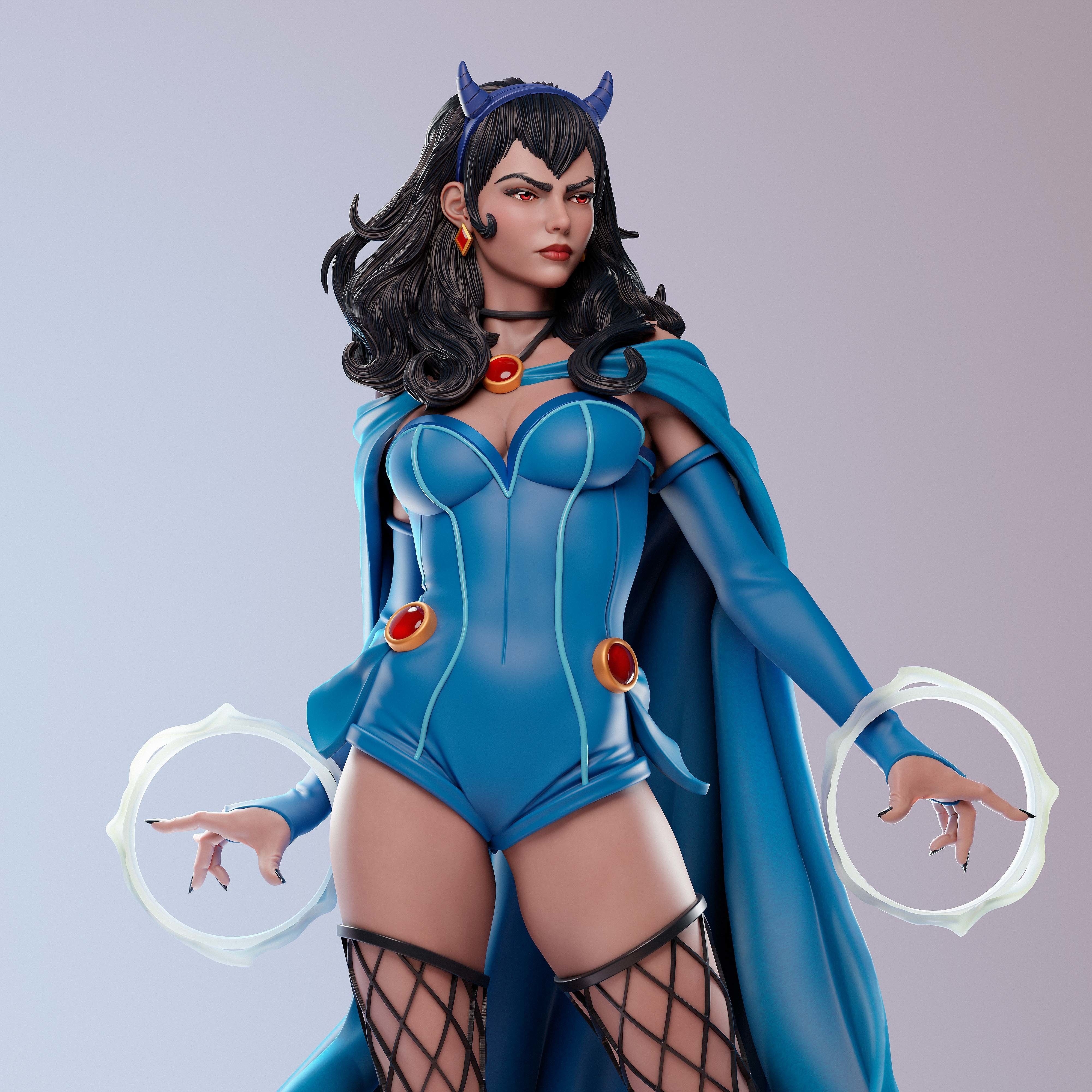 Raven DC Bombshell 3D print model_8