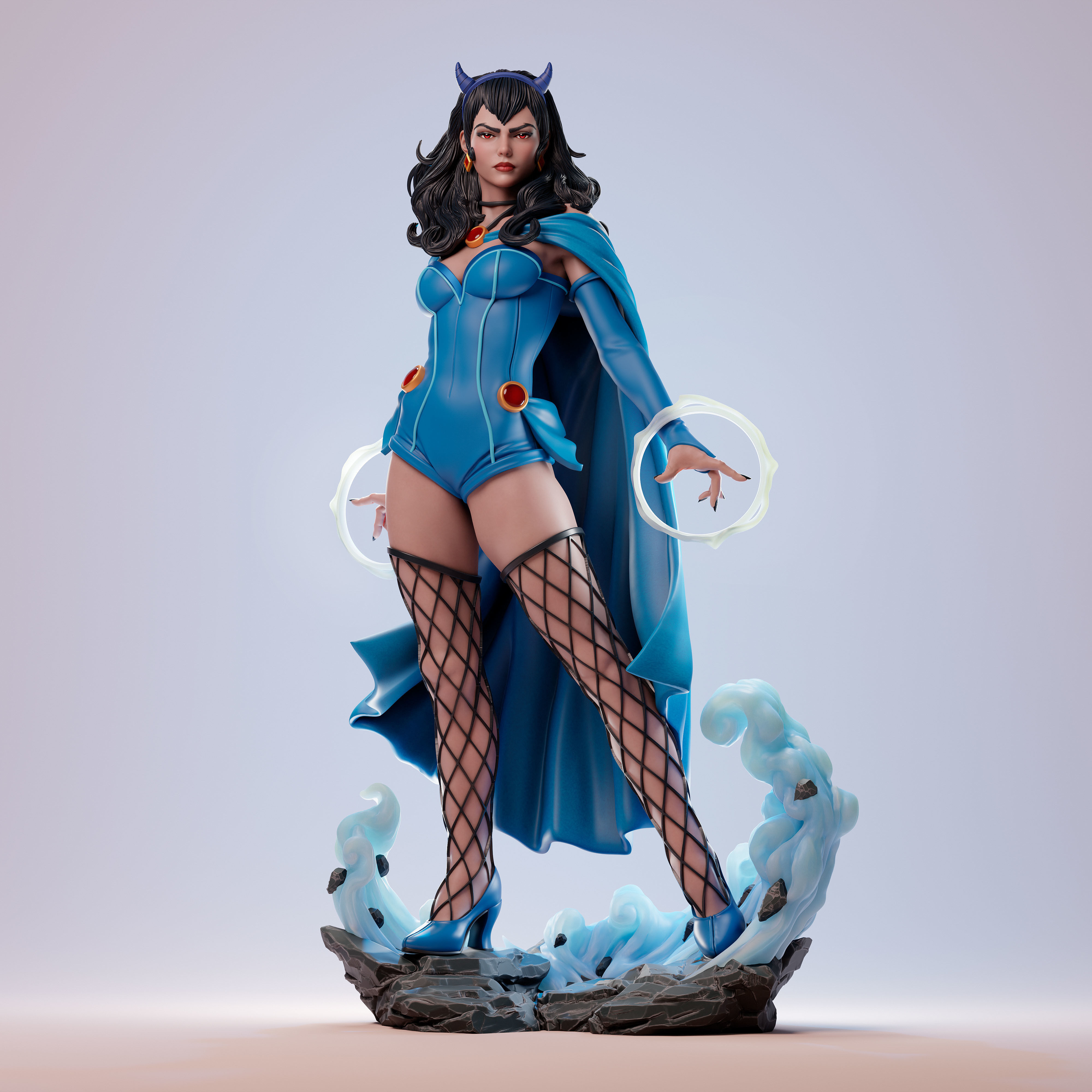 Raven DC Bombshell 3D print model_3