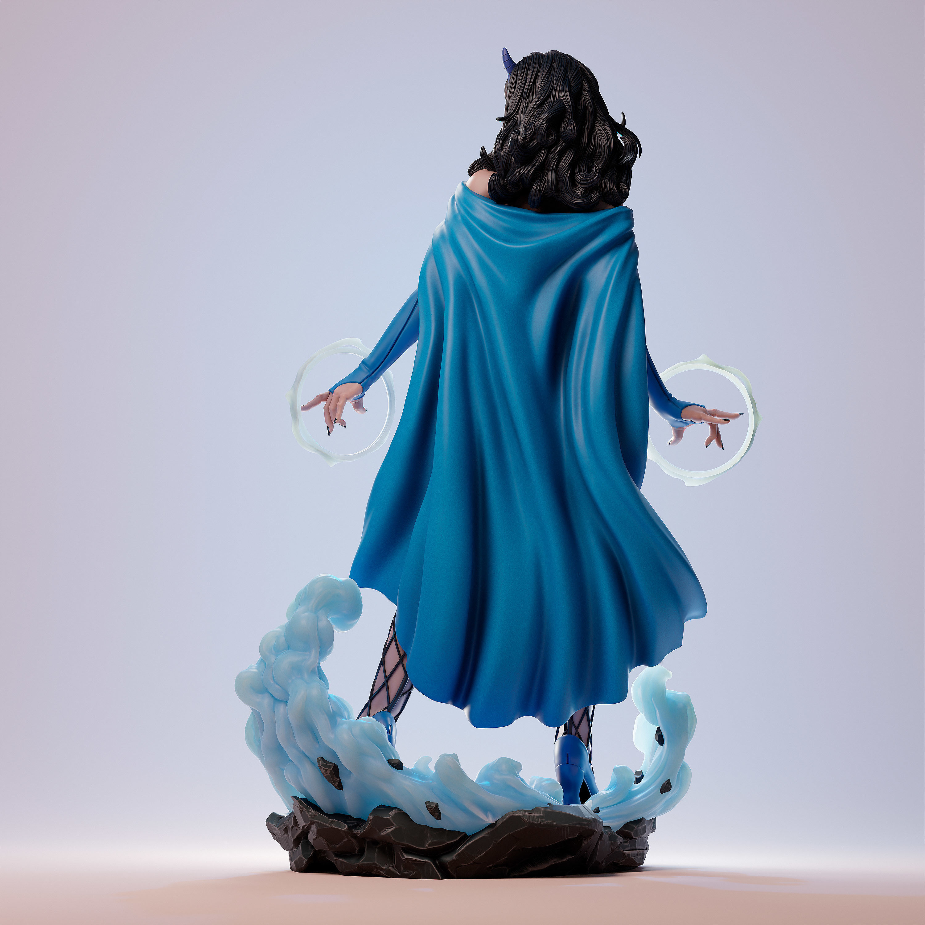 Raven DC Bombshell 3D print model_4