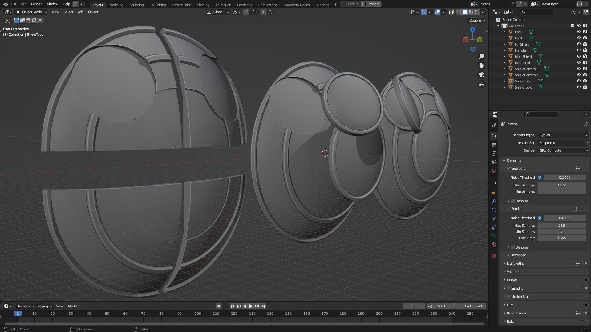 Kingdom Hearts Goofy Shield for Cosplay 3D print model_10