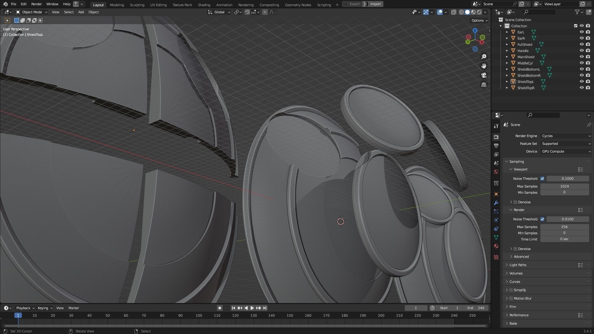 Kingdom Hearts Goofy Shield for Cosplay 3D print model_13