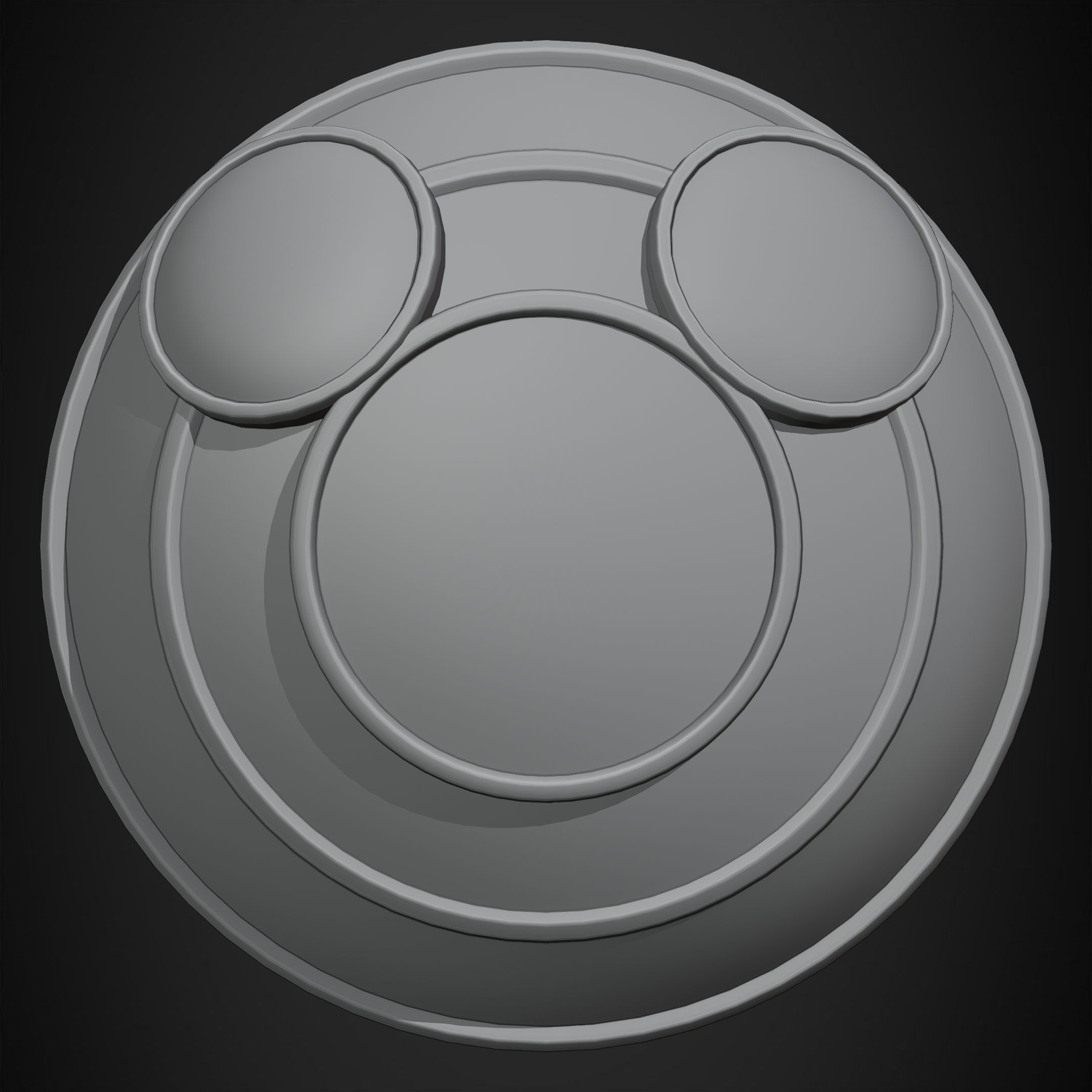 Kingdom Hearts Goofy Shield for Cosplay 3D print model_15