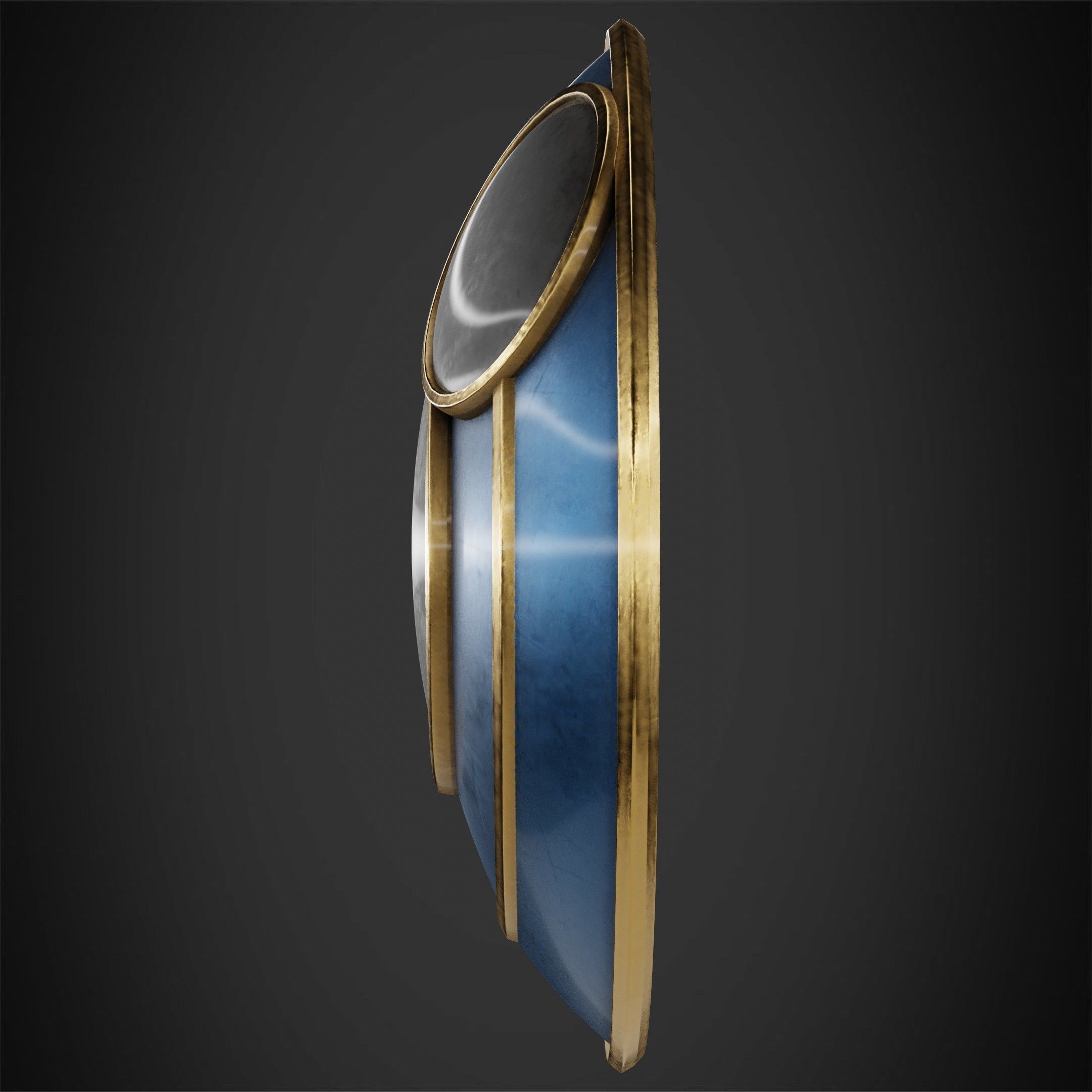 Kingdom Hearts Goofy Shield for Cosplay 3D print model_4