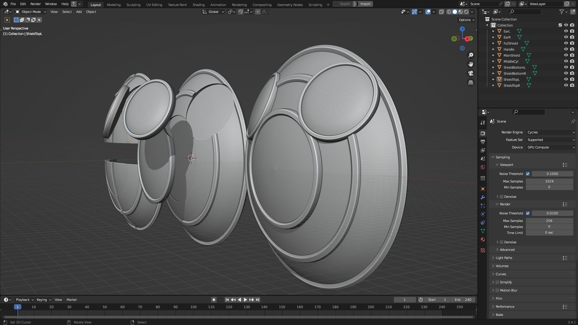 Kingdom Hearts Goofy Shield for Cosplay 3D print model_11