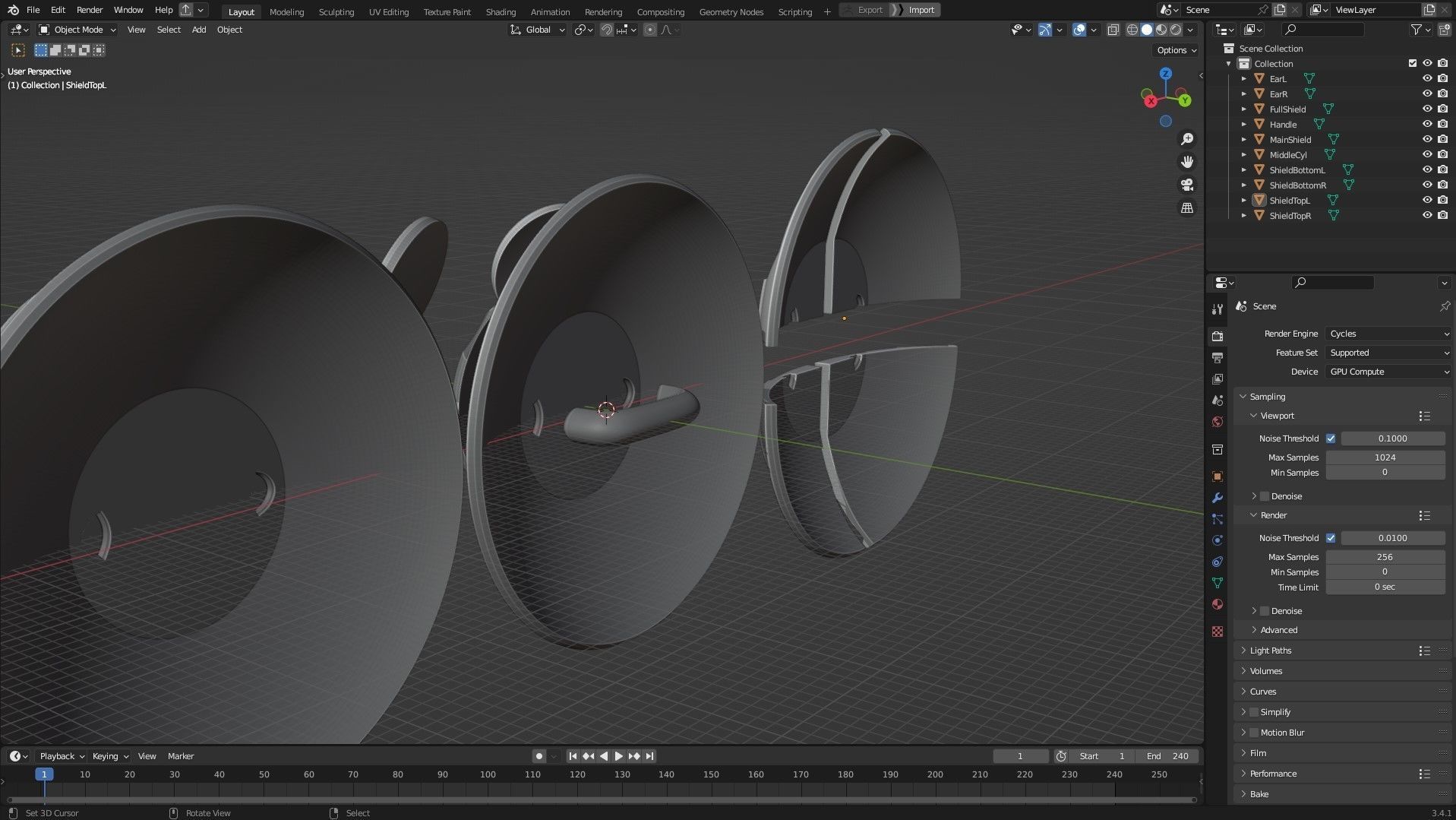 Kingdom Hearts Goofy Shield for Cosplay 3D print model_12