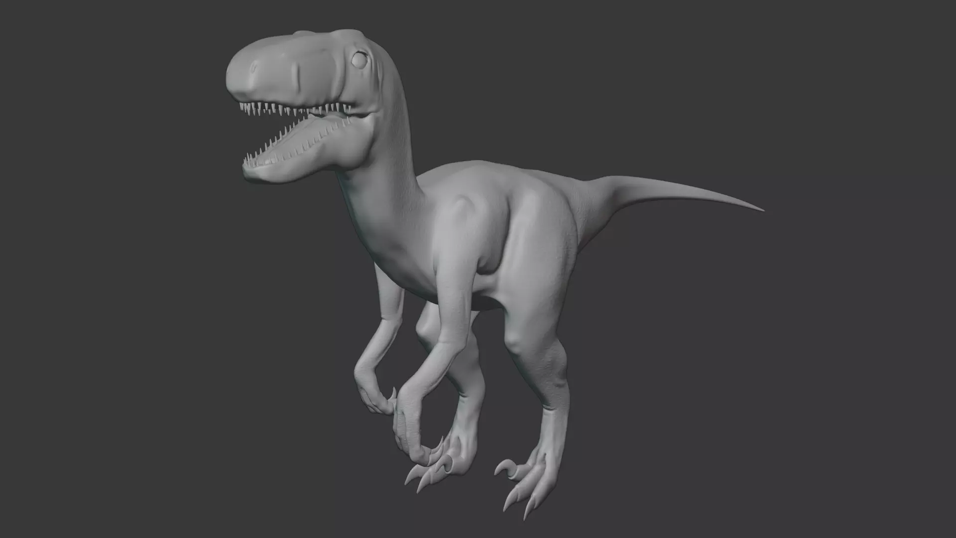 velociraptor 3D print model