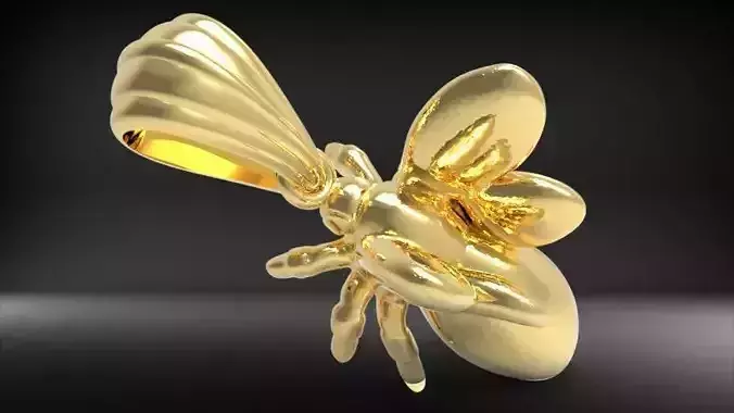 Little Bee Necklace Honeybee Bumblebee Charm Jewelry 