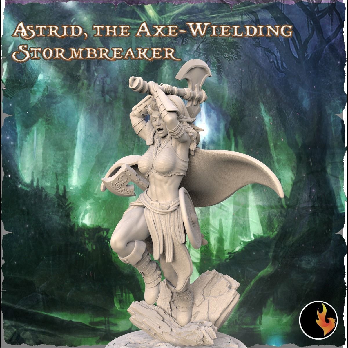 Astrid 3D print model_1