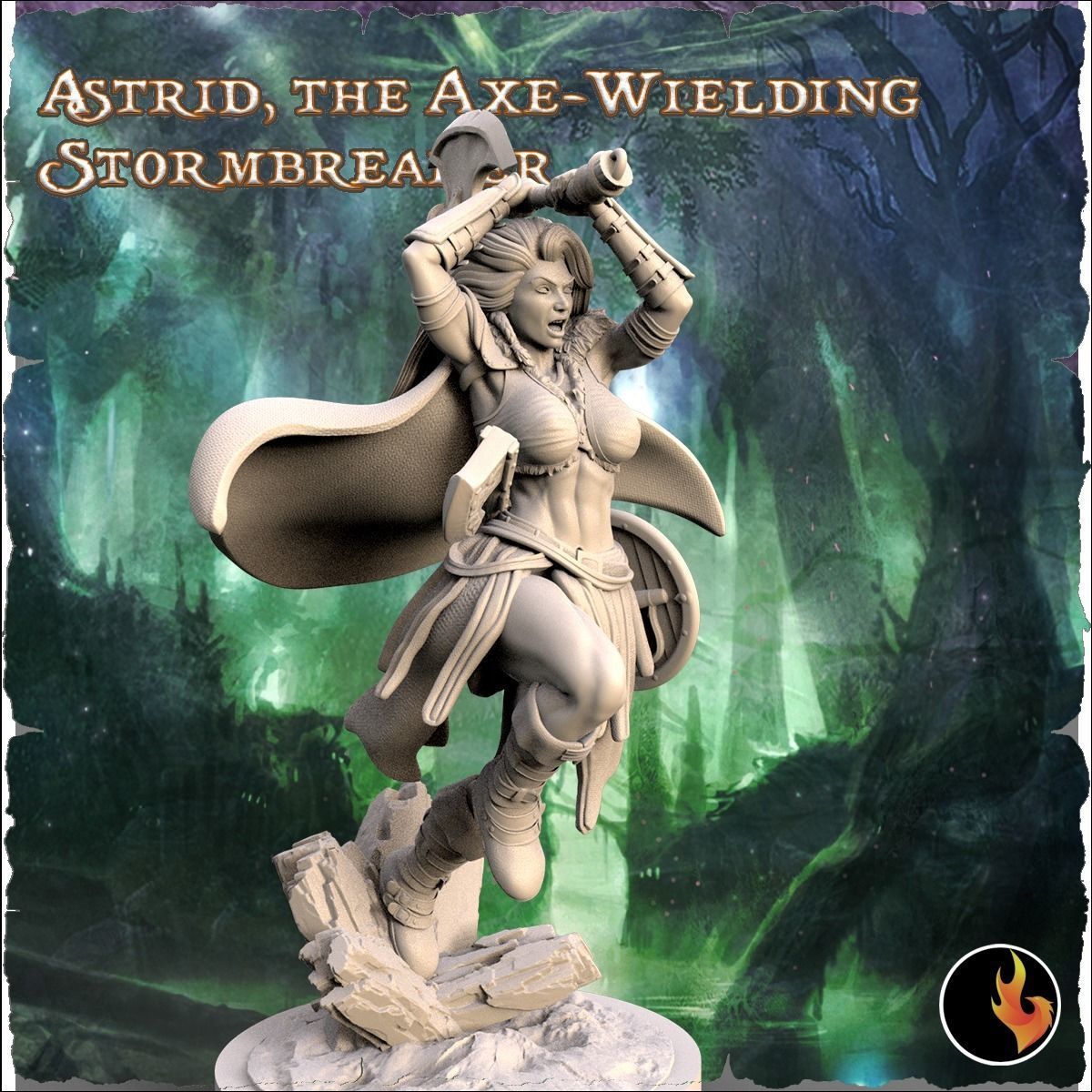 Astrid 3D print model_2