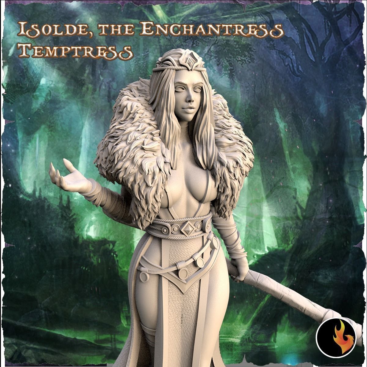 Isolde 3D print model_2