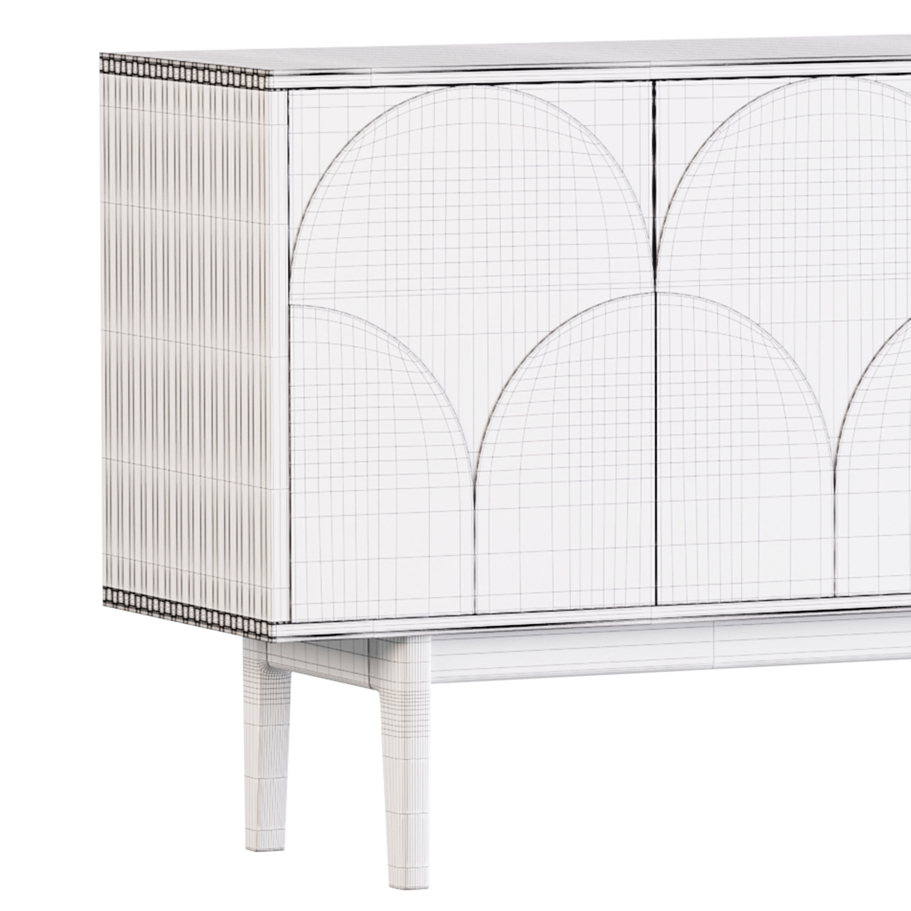 Ercol Amalfi Sideboard 3D model_14