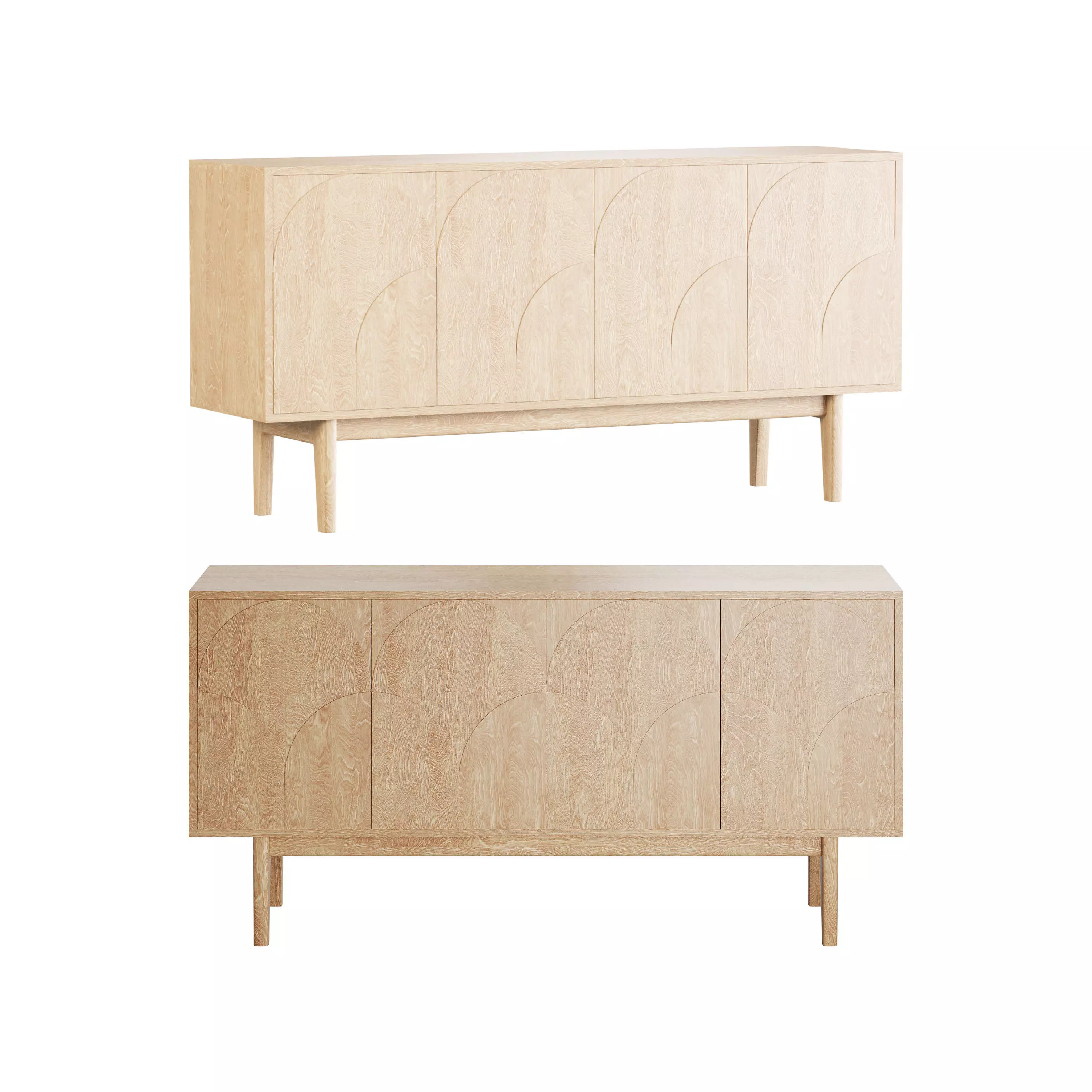 Ercol Amalfi Sideboard 3D model_0