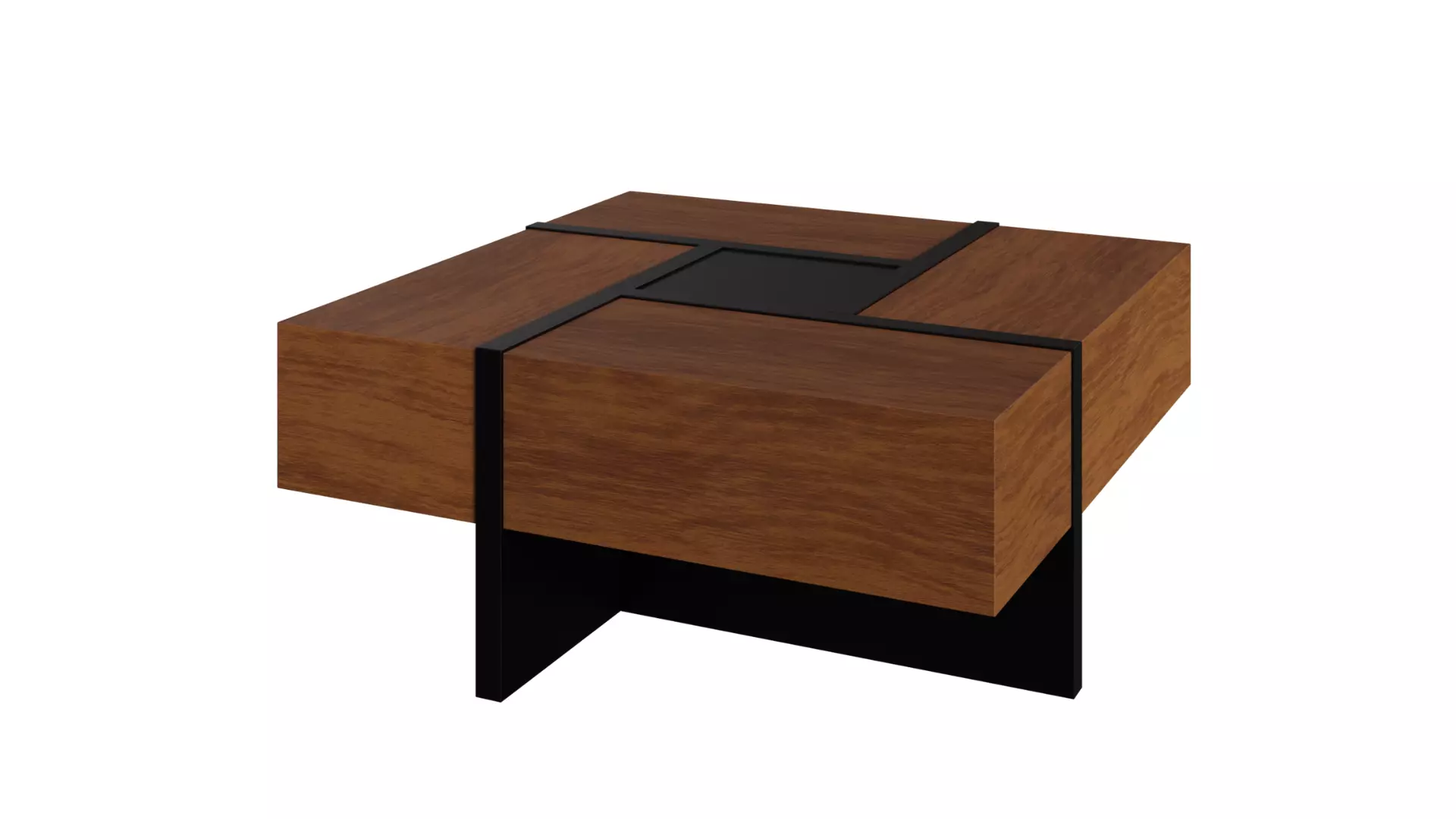 Coffee Table Low-poly 3D model_0