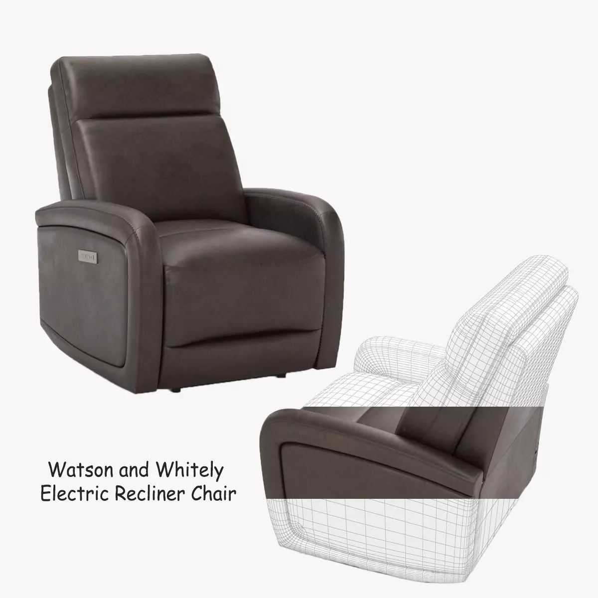 Watson and Whitely Electric Recliner Chair 3D model