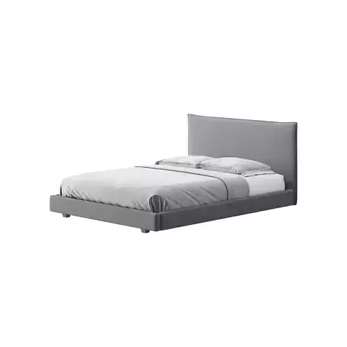 FACADE SHADOW VELVET QUEEN BED