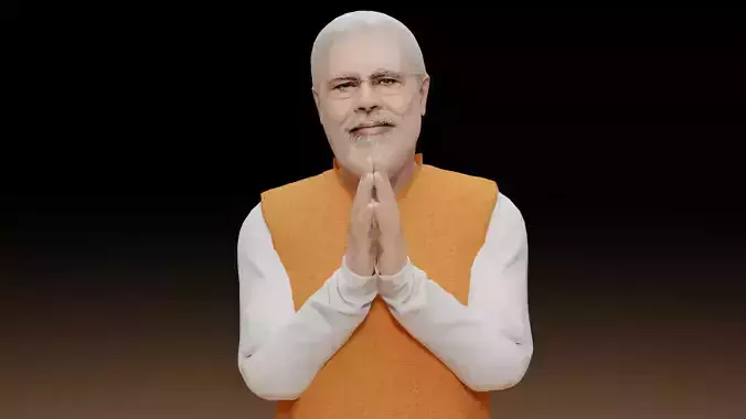 Narendra Modi Fully Rigged 3D Character