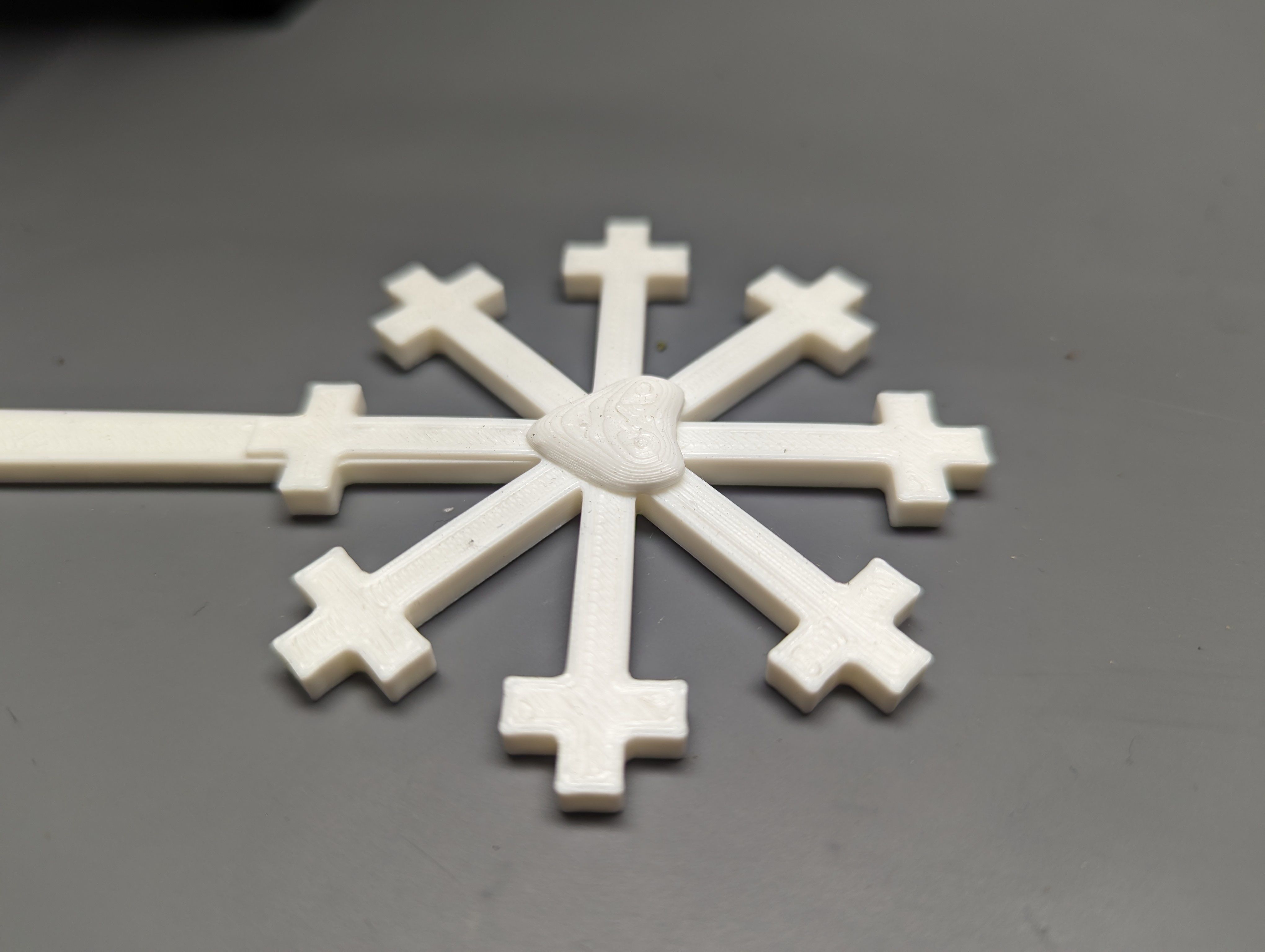 Snowflake Princess Wand Costume Party Favor 3D print model_4