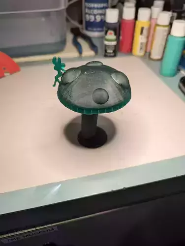 Mushroom With a Fairy on Top