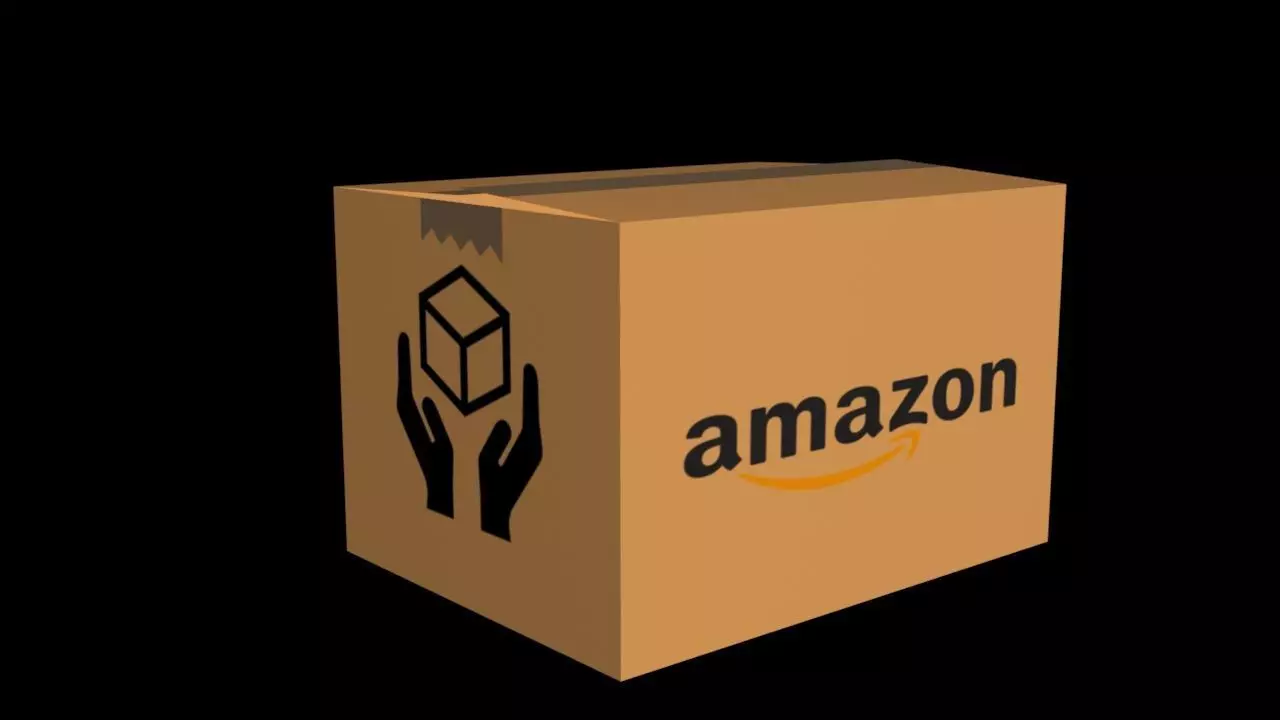 Amazon box 3D model_0
