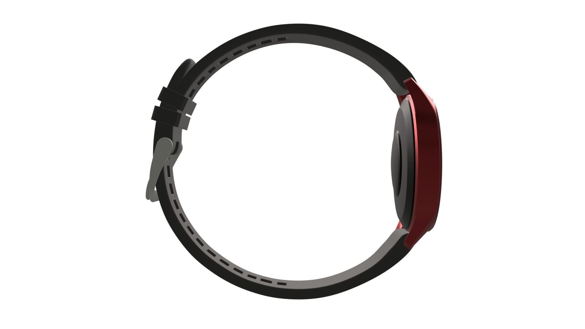 Titan Smart Pro - Red Low-poly 3D model_4