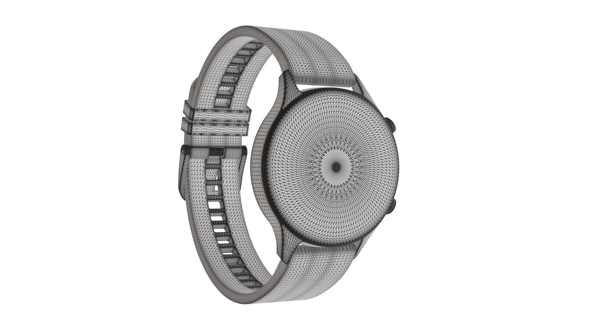 Titan Smart Pro - Red Low-poly 3D model_9