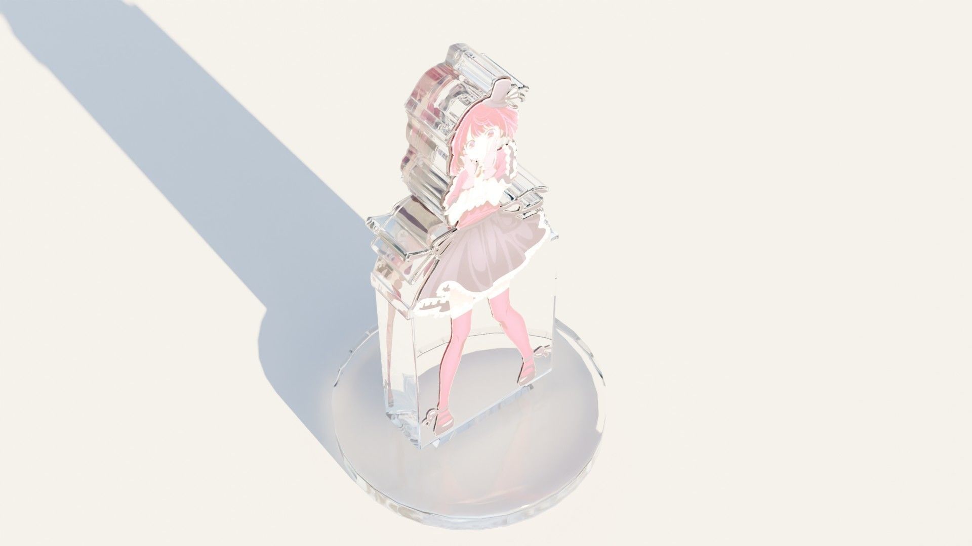 Acrylic Stand Kana Arima B-Komachi - Oshi no Ko 3D print model_3